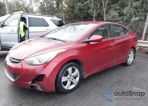 2012 Hyundai Elantra Gls (Ulsan Plant) z USA, uszkodzony, nr VIN KMHDH4AE3CU200066